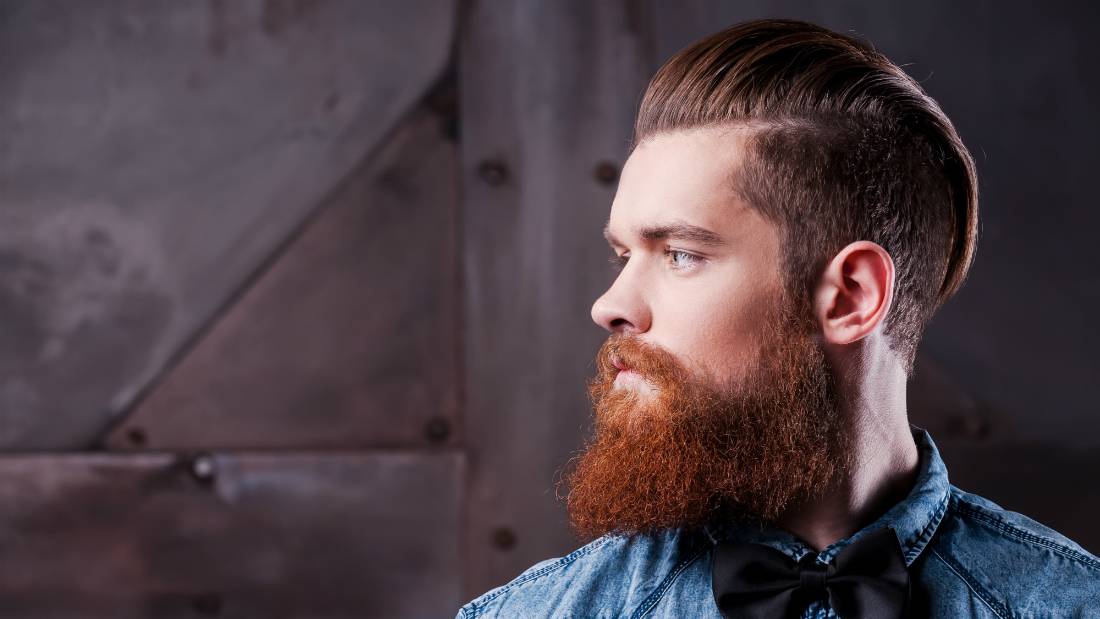 Як випрямити волосся на бороді